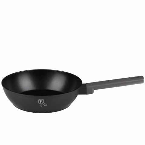PATELNIA GŁĘBOKA TYTANOWA Z POKRYWKĄ 24CM BERLINGER HAUS ANTRACIT BH-8122