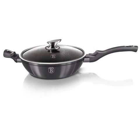 PATELNIA GŁĘBOKA Z POWŁ. GRANITOWĄ 28cm BERLINGER HAUS Carbon Pro BH-6896