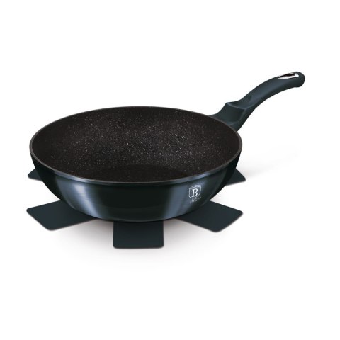 PATELNIA GRANITOWA / WOK 30CM BERLINGER HAUS METALLIC LINE AQUAMARINE BH-6114