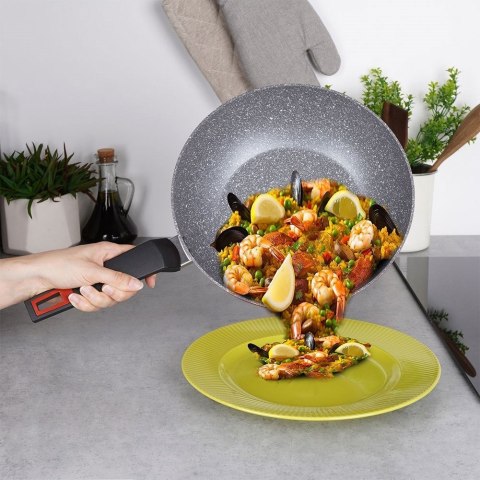 Patelnia głęboka wok granitowa nieprzywierająca indukcja TAURUS 28 cm NAVA 10-144-060