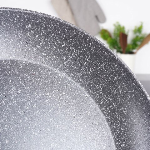 Patelnia głęboka wok granitowa nieprzywierająca indukcja TAURUS 28 cm NAVA 10-144-060
