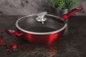 PATELNIA GRANITOWA 28CM BERLINGER HAUS BURGUNDY METALLIC LINE BH-1260-N