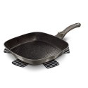 PATELNIA GRANITOWA GRILL 28CM BERLINGER HAUS METALLIC LINE CARBON BH-1249