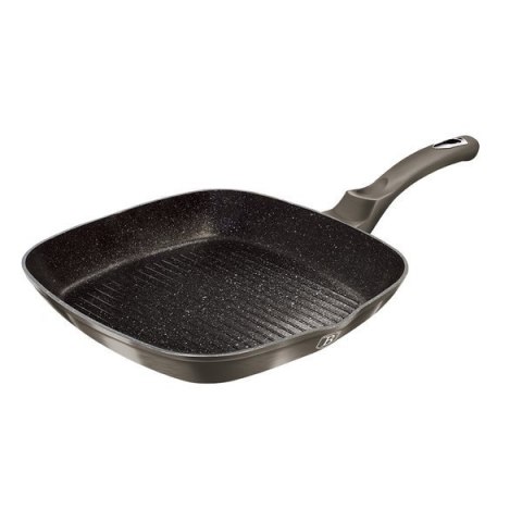 PATELNIA GRANITOWA GRILL 28CM BERLINGER HAUS METALLIC LINE CARBON BH-1249