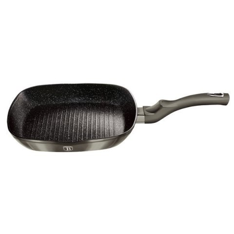 PATELNIA GRANITOWA GRILL 28CM BERLINGER HAUS METALLIC LINE CARBON BH-1249