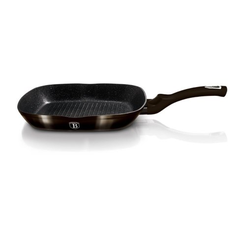 PATELNIA GRANITOWA GRILLOWA 28x28cm BERLINGER HAUS SHINY BLACK BH-6611