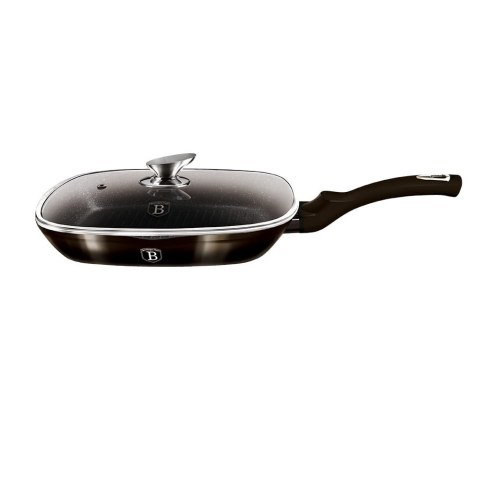 PATELNIA GRANITOWA GRILLOWA 28x28cm BERLINGER HAUS SHINY BLACK BH-6612