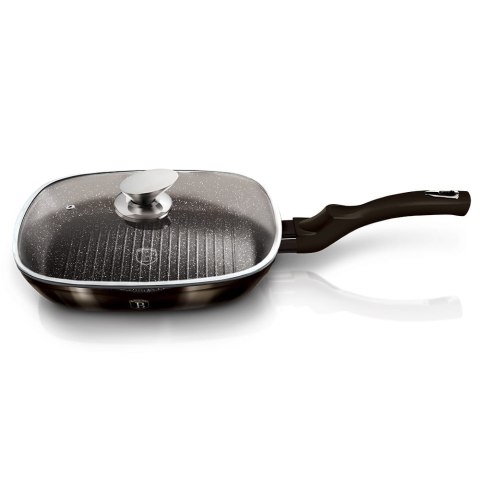 PATELNIA GRANITOWA GRILLOWA 28x28cm BERLINGER HAUS SHINY BLACK BH-6612