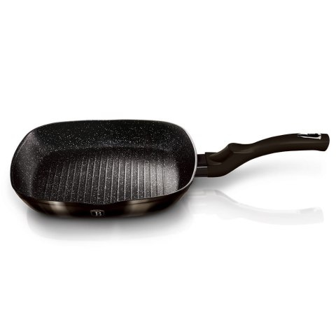 PATELNIA GRANITOWA GRILLOWA 28x28cm BERLINGER HAUS SHINY BLACK BH-6612