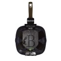 PATELNIA GRANITOWA GRILLOWA 28x28cm BERLINGER HAUS SHINY BLACK BH-6612