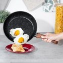 Patelnia granitowa nieprzywierająca indukcja NON-STICK BLACK&WOOD 26 cm VILDE 199061