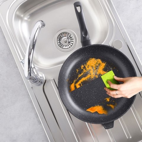Patelnia granitowa nieprzywierająca indukcja NON-STICK GRANDE duża 32 cm ORION 112997