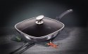 PATELNIA GRILLOWA Z POWŁ. GRANITOWĄ 28x28cm BERLINGER HAUS Carbon Pro BH-6909