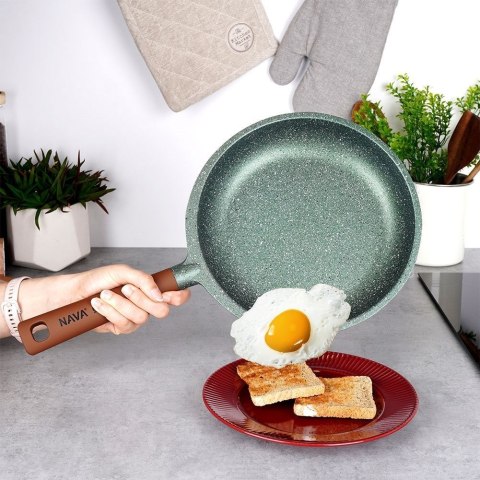 Patelnia granitowa nieprzywierająca indukcja NON-STICK OMEGA 24 cm NAVA 10-255-002