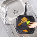 Patelnia grillowa do grillowania GRILL granitowa kwadratowa GRANDE 26x26 cm ORION 112969