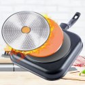 Patelnia grillowa do grillowania GRILL granitowa kwadratowa GRANDE 26x26 cm ORION 112969