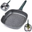 Patelnia grillowa do grillowania GRILL granitowa kwadratowa OLEA 28 cm NAVA 10-302-210