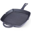 Patelnia grillowa do grillowania żeliwna kwadratowa GRILL 25x25 cm HIT 110573