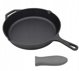 PATELNIA ŻELIWNA GŁĘBOKA 28CM BRUNBESTE BB-2666