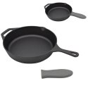 PATELNIA ŻELIWNA GŁĘBOKA 28CM BRUNBESTE BB-2666