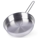 Patelnia stalowa ze stali nierdzewnej indukcja ANETT 26 cm ORION 112961