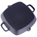 Patelnia żeliwna indukcja ciężka kwadratowa 33x25x5 cm 2.2L VILDE 110572
