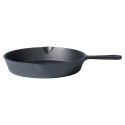 Patelnia żeliwna z silikonową nakładką na indukcję ciężka CAST LINE 25 cm VILDE 199035