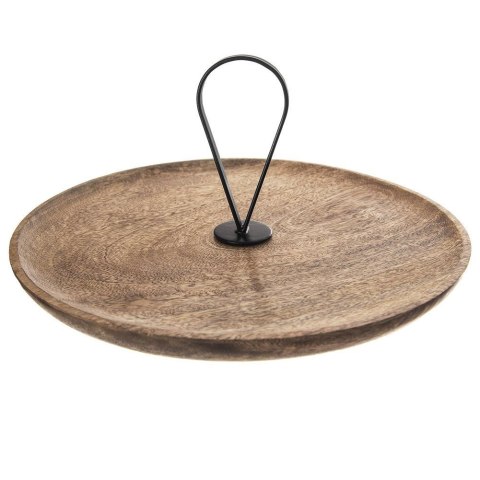Patera na ciasto babeczki owoce drewniana MANGO 30.5cm ORION 155014