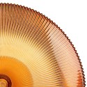 Patera na ciasto babeczki owoce na tort szklana na nóżce bursztynowa 28cm VILDE 139732