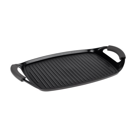 PŁYTA GRILLOWA TACA DO SMAŻENIA Z POWŁOKĄ TYTANOWĄ 47X29CM BERLINGER HAUS ANTRACIT BH-8137