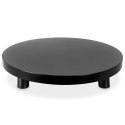 Podstawka pod kompozycje dekoracyjne świece drewniana czarna 40cm VILDE 569490