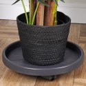 Podstawka stojak pod doniczkę donicę okrągła na kółkach podkładka 30 cm PROGARDEN 339484