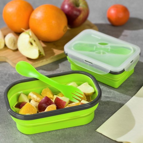 POJEMNIK LUNCHBOX SILIKONOWY 400ml 1-KOMOROWY KLAUSBERG KB-7021