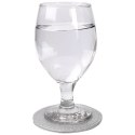 Podstawki podkładki pod kubek kubki srebrne 10cm 4 sztuki EXCELLENT HOUSEWARE 139240-S