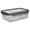 Pojemnik do przechowywania żywności z pokrywką uszczelką GREY 850 ml ORION 127165