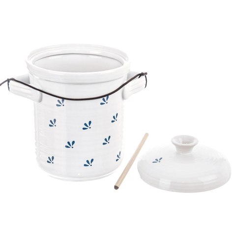 Pojemnik garnek do kiszenia kapusty ogórków ceramiczny MODROBILA 2.5L ORION 127604