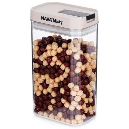 Pojemnik hermetyczny na produkty sypkie suche cukier ryż płatki MISTY 1.2L NAVA 10-174-042