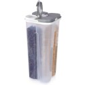 Pojemnik na produkty sypkie płatki mąkę kawę z dozownikiem dzielony 3L EXCELLENT HOUSEWARE 259388