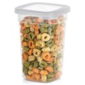 Pojemnik na produkty sypkie suche makaron sól cukier z pokrywką 1L VILDE 229146