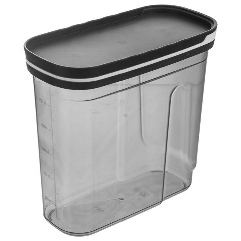 Pojemnik na produkty sypkie suche makaron z dozownikiem GREY 1.8L ORION 127170