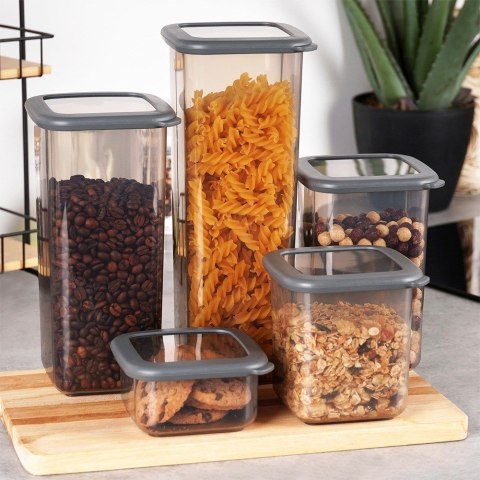 Pojemnik na produkty sypkie suche płatki śniadaniowe z pokrywką 1.6L EXCELLENT HOUSEWARE 229175