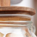 Pojemnik na produkty sypkie suche szklany z pokrywką i uszczelką 3L EXCELLENT HOUSEWARE 229211