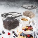 Pojemnik na produkty sypkie suche z dozownikiem GREY 1.3L ORION 127185