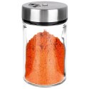POJEMNIK NA PRZYPRAWY Z SITKIEM DO SYPANIA DOZOWANIA SZKLANY 100ML ORION 155107