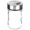 POJEMNIK NA PRZYPRAWY Z SITKIEM DO SYPANIA DOZOWANIA SZKLANY 100ML ORION 155107