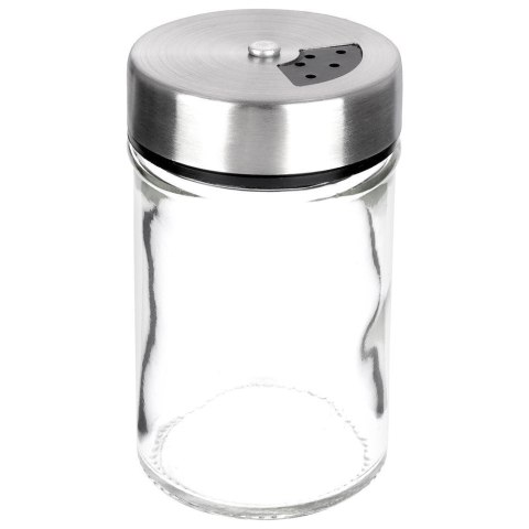 POJEMNIK NA PRZYPRAWY Z SITKIEM DO SYPANIA DOZOWANIA SZKLANY 100ML ORION 155107