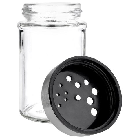 POJEMNIK NA PRZYPRAWY Z SITKIEM DO SYPANIA DOZOWANIA SZKLANY 100ML ORION 155107