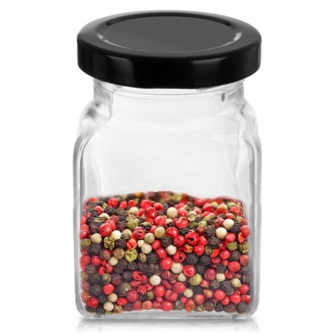 Pojemnik na przyprawy szklany 170ml słoik słoiczek organizer ORION 155120