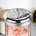 Pojemnik na przyprawy z sitkiem szklany 350ml słoik słoiczek organizer VILDE 229208