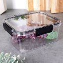 Pojemnik plastikowy na żywność jedzenie z pokrywką i uszczelką 1.8L EXCELLENT HOUSEWARE 259242